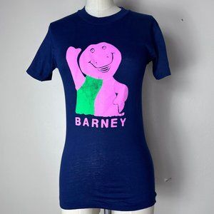 Vintage 1990s Barney the Dinosaur T-Shirt, BTU Size X-Small